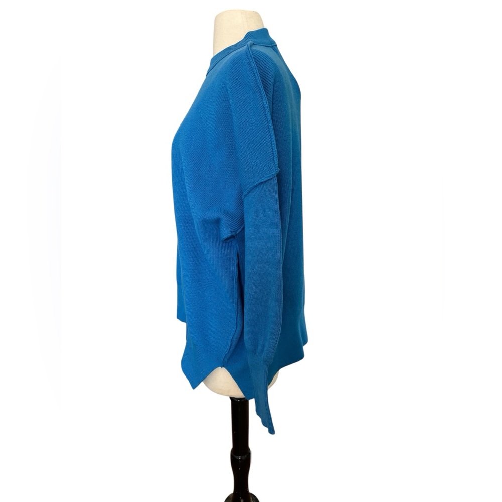 Cowl Neck Sweater with Ribbed Details - Picture 2 of 4
